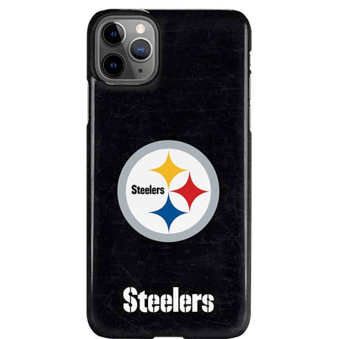 NFL Pittsburgh Steelers Distressed iPhone 11 Pro Max Lite Case