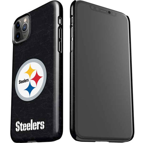 NFL Pittsburgh Steelers Distressed iPhone 11 Pro Max Lite Case