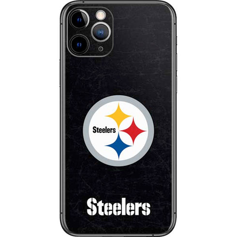 NFL Pittsburgh Steelers Distressed iPhone 11 Pro Skin