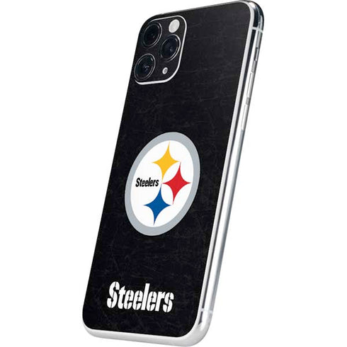 NFL Pittsburgh Steelers Distressed iPhone 11 Pro Skin