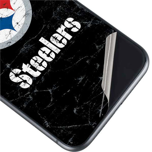 NFL Pittsburgh Steelers Distressed iPhone 11 Skin
