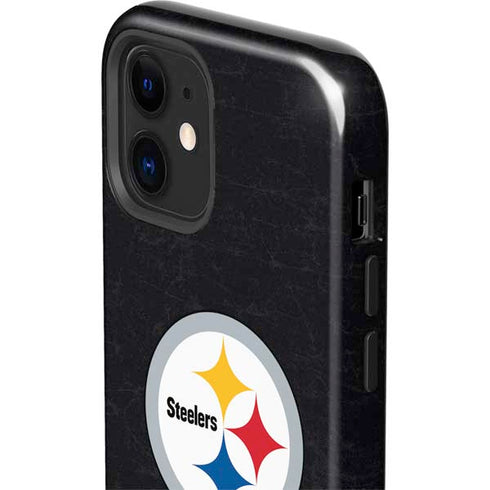 NFL Pittsburgh Steelers Distressed iPhone 12 Impact Case