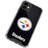 NFL Pittsburgh Steelers Distressed iPhone 12 Mini Clear Case