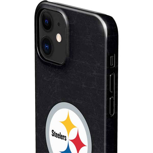 NFL Pittsburgh Steelers Distressed iPhone 12 Mini Lite Case