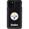 NFL Pittsburgh Steelers Distressed iPhone 12 Pro Waterproof Case