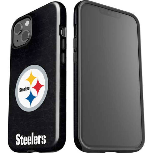 NFL Pittsburgh Steelers Distressed iPhone 13 Impact Case