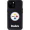 NFL Pittsburgh Steelers Distressed iPhone 13 Mini Waterproof Case