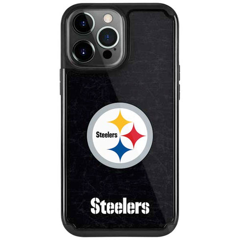 NFL Pittsburgh Steelers Distressed iPhone 13 Pro Cargo Case
