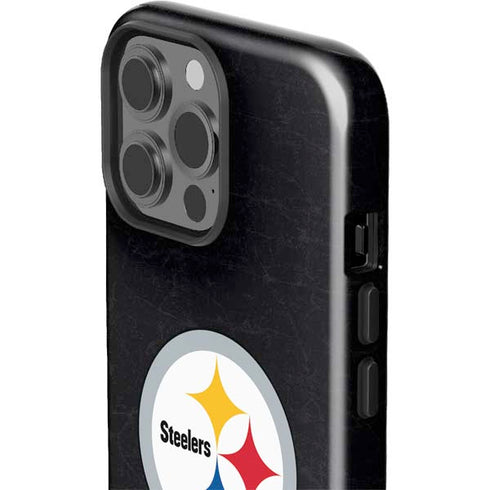 NFL Pittsburgh Steelers Distressed iPhone 13 Pro Max Impact Case