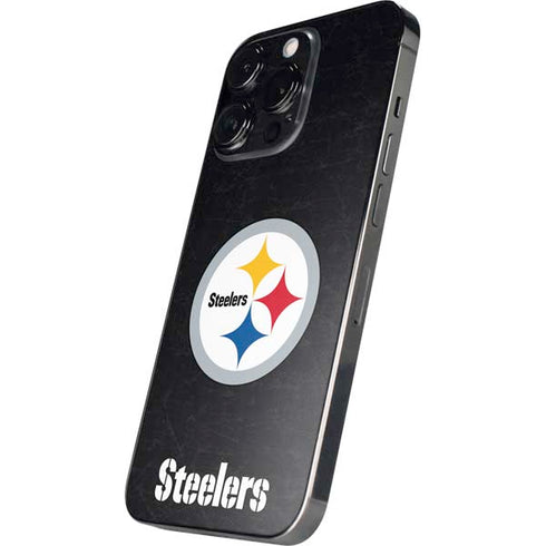 NFL Pittsburgh Steelers Distressed iPhone 13 Pro Max Skin