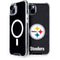 NFL Pittsburgh Steelers Distressed iPhone 15 Plus MagSafe Case