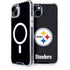 NFL Pittsburgh Steelers Distressed iPhone 15 Plus MagSafe Case
