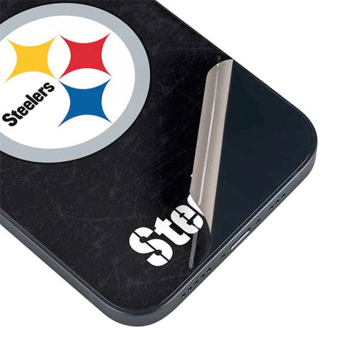 NFL Pittsburgh Steelers Distressed iPhone 14 Plus Skin