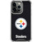 NFL Pittsburgh Steelers Distressed iPhone 15 Pro Clear Case