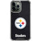 NFL Pittsburgh Steelers Distressed iPhone 15 Pro Max Clear Case