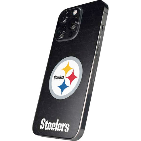 NFL Pittsburgh Steelers Distressed iPhone 14 Pro Max Skin