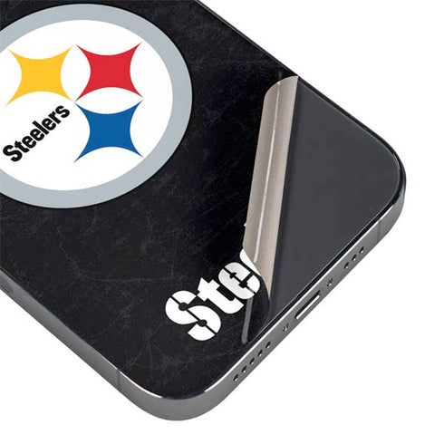 NFL Pittsburgh Steelers Distressed iPhone 14 Pro Max Skin