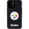 NFL Pittsburgh Steelers Distressed iPhone 14 Pro Max Waterproof Case