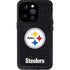 NFL Pittsburgh Steelers Distressed iPhone 14 Pro Waterproof Case
