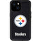NFL Pittsburgh Steelers Distressed iPhone 15 Waterproof Case