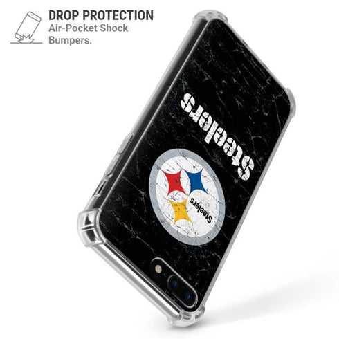 NFL Pittsburgh Steelers Distressed iPhone 7/8 Plus Clear Case