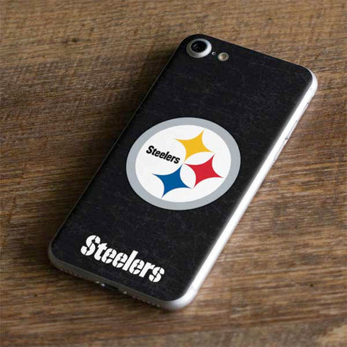 NFL Pittsburgh Steelers Distressed iPhone 7 Skin