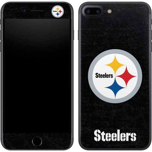 NFL Pittsburgh Steelers Distressed iPhone 8 Plus Skin