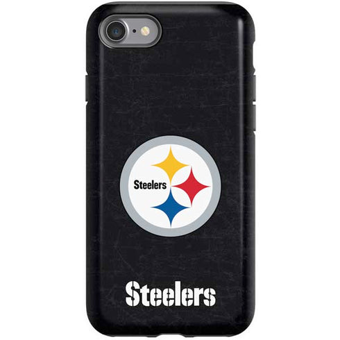 NFL Pittsburgh Steelers Distressed iPhone SE (2nd & 3rd Gen) Pro Case