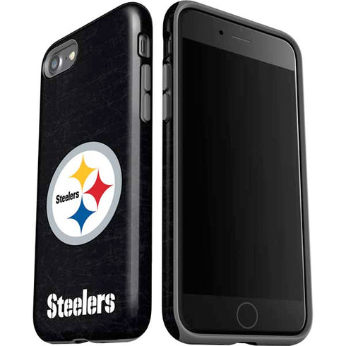 NFL Pittsburgh Steelers Distressed iPhone SE (2nd & 3rd Gen) Pro Case