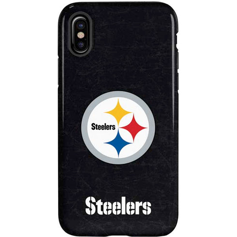 NFL Pittsburgh Steelers Distressed iPhone X Pro Case