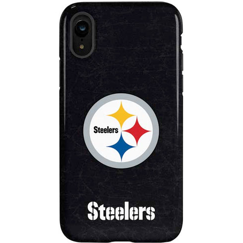 NFL Pittsburgh Steelers Distressed iPhone XR Pro Case