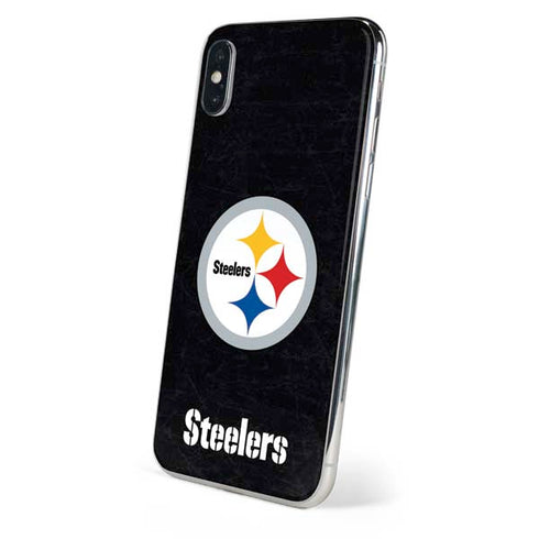 NFL Pittsburgh Steelers Distressed iPhone XS Max Skin