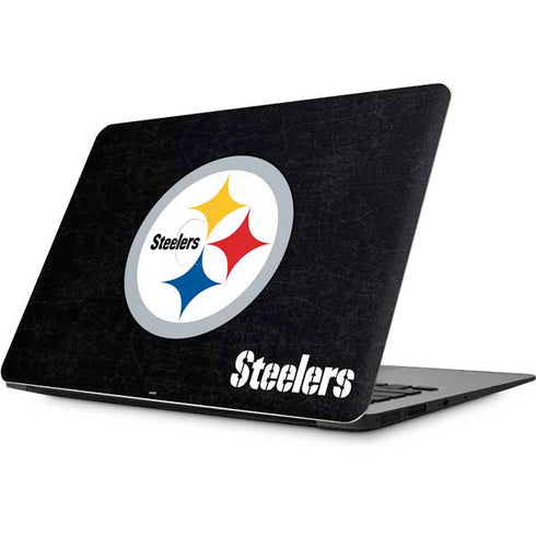 NFL Pittsburgh Steelers Distressed Apple MacBook Skin