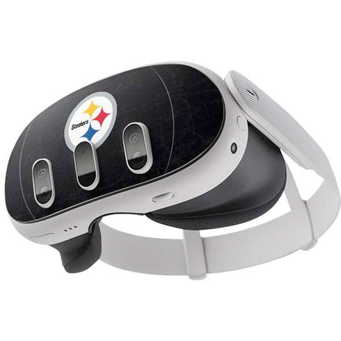NFL Pittsburgh Steelers Distressed Meta Quest 3 Skin