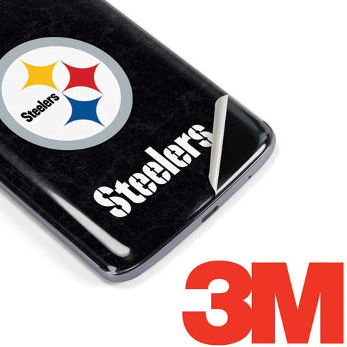NFL Pittsburgh Steelers Distressed Moto E5 Plus Skin