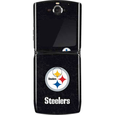 NFL Pittsburgh Steelers Distressed Motorola RAZR Skin