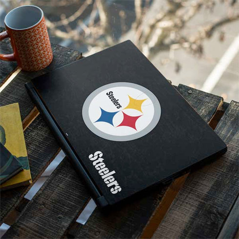NFL Pittsburgh Steelers Distressed MSI GS65 Stealth Laptop Skin