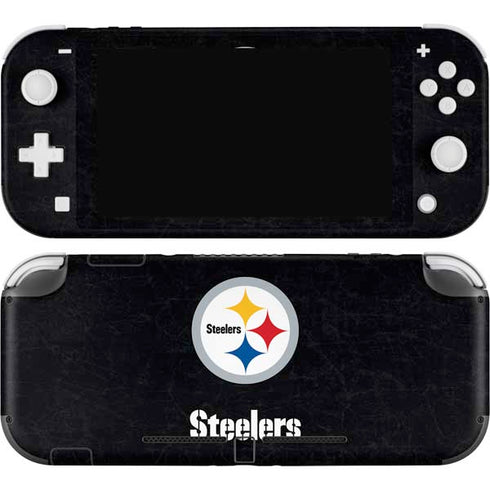 NFL Pittsburgh Steelers Distressed Nintendo Switch Lite Skin