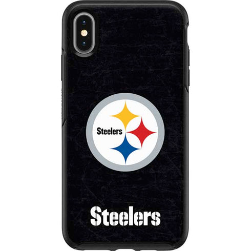 NFL Pittsburgh Steelers Distressed Otterbox Symmetry iPhone Skin