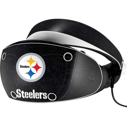 NFL Pittsburgh Steelers Distressed PlayStation VR2 Skin