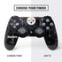 NFL Pittsburgh Steelers Distressed PS4 Controller Skin