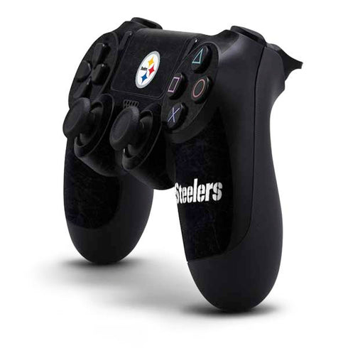 NFL Pittsburgh Steelers Distressed PS4 Controller Skin