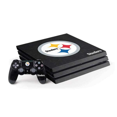 NFL Pittsburgh Steelers Distressed PS4 Pro Bundle Skin