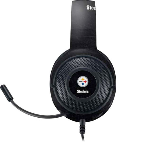 NFL Pittsburgh Steelers Distressed Razer Kraken X Skin