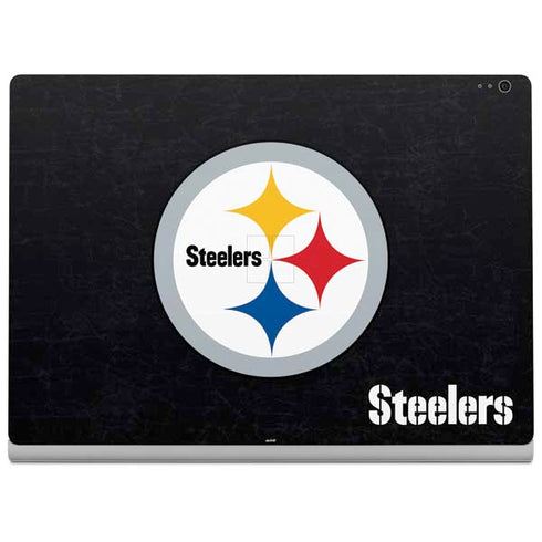 NFL Pittsburgh Steelers Distressed Surface Book 2 13.5in Skin