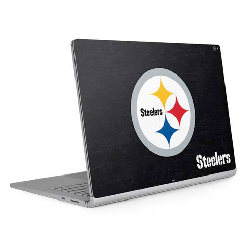 NFL Pittsburgh Steelers Distressed Surface Book 2 15in Skin
