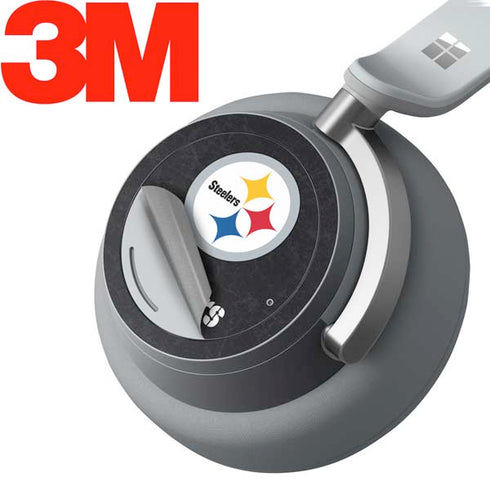 NFL Pittsburgh Steelers Distressed Surface Headphones Skin