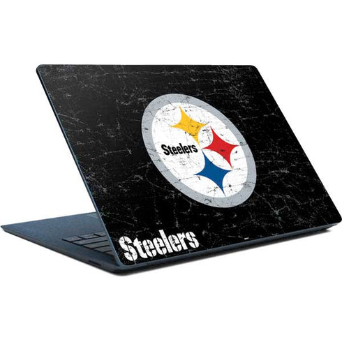 NFL Pittsburgh Steelers Distressed Surface Laptop Skin