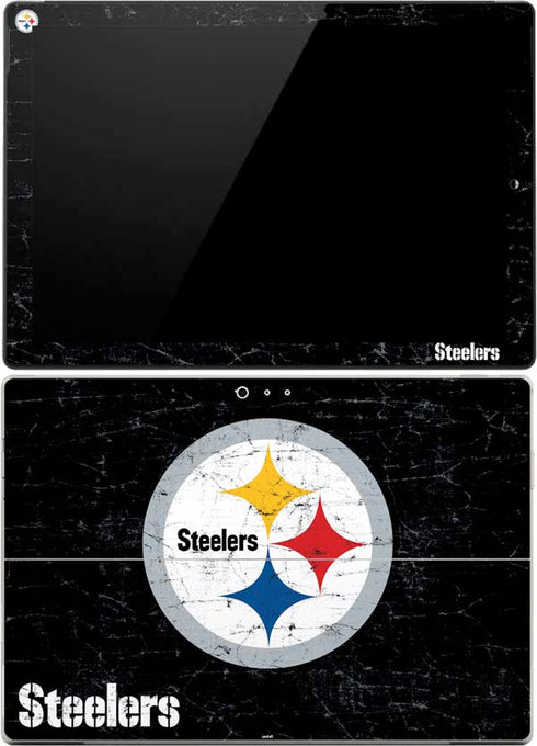 NFL Pittsburgh Steelers Distressed Surface Pro 4 Skin