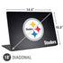 NFL Pittsburgh Steelers Distressed Universal Laptop 18in (14.6 x 10.6in) Skin